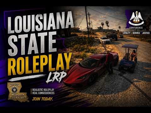 Unmarked Corvette Patrol, Showing my wife our new house | Louisiana State Roleplay | GTARP