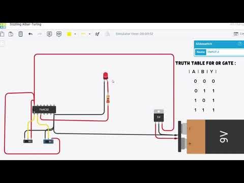 OR Gate Working Explained Using Tinkercad Software