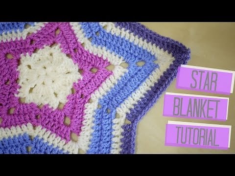 CROCHET: Star blanket | Bella Coco