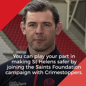 18K views · 171 reactions | Want to keep St Helens safe from crime? Our charity has teamed up with Saints Community Development Foundation to show how by speaking up, we can stop crime in your community. | Crimestoppers | Facebook