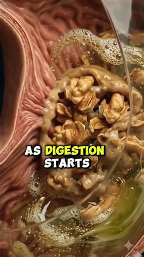 What happens inside your body after eating walnuts? 🥜😱#shorts ##Walnuts#facts ##ViralFacts#music