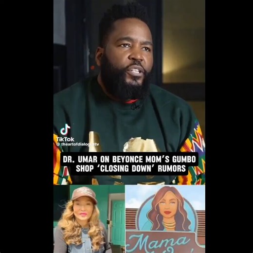 Dr Umar says the hate train Mama Tina faced for Selling Gumbo during the Rodeo is a reflection of the hate people have for Beyoncé and successful black people in general—that can't stand the fact that the whole family is very successful.