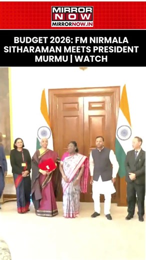 Budget 2026: Union Finance Minister Nirmala Sitharaman Meets President Droupadi Murmu | #shorts