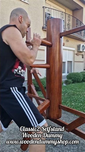 Wooden Dummy Classic2 Selfstand #woodendummy #vingtsun #wingchun