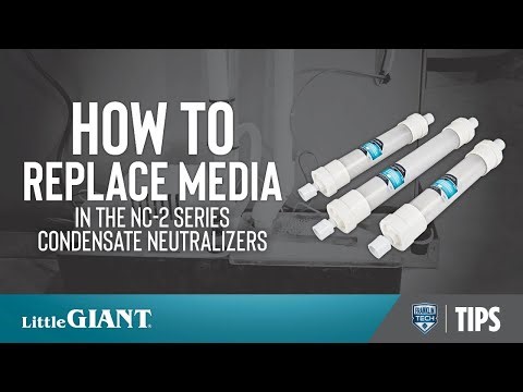 How to Replace the Media in the Little Giant NC-2 Series Condensate Neutralizer