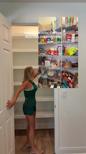 Pantry Restock After Redoing the Shelving - What I Kept & What I Need