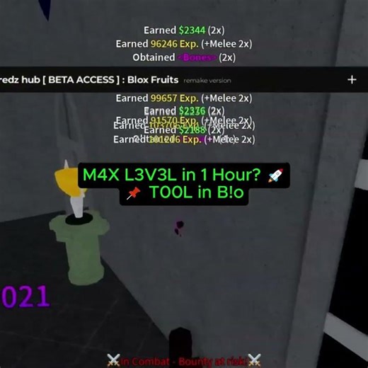 M4X L3v3L FAST in Blox Fruits! (Fr3e Scr!pt) 🚀
