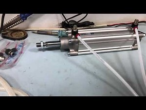 Position control pneumatic cylinder