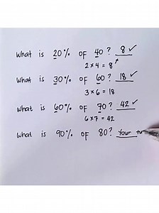 MINUTE MATH ✨ Ep 15: Percentage Tricks PART 3 Disclaimer: No copyright infringement intended. For educational purposes only. | Teacher THEA