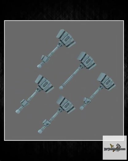 From BW Terrain & Forge: Space Knights Northern Hammer X 10