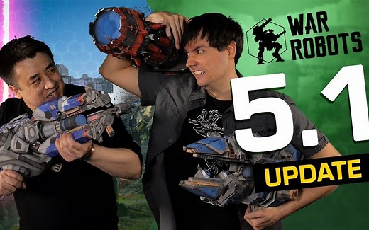 【War Robots】版本5.1 出来啦！新加飞行员，反控制，死亡标记，回血模块升级版