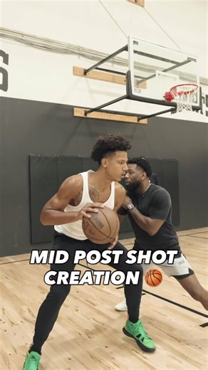 Mid post shot creation 🏀 @jalenjohnson #jushoop #juswin