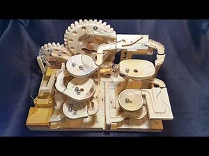 Marble Machine - Double Gears Lift (2 Blocks Marble Race)