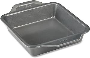 All-Clad Pro-Release Nonstick Square Baking Pan 8x8 Inch Oven Safe 450F Half Sheet, Cookie Sheet, Muffin Pan, Cooling & Baking Rack, Round Cake Pan, Loaf Pan, Baking Pan Grey