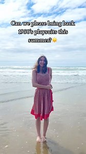 Can we please bring vintage styled playsuits back?☀️You can create so many outfits with them, and they are so practical too!💗#vintagestyle #vintagefashion #1940s #oldhollywood #classicstyle #beachvibes #1950s | Victorybee