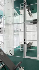 Excited to showcase one of our standout 2023 commercial projects! Our @designtilescommercial team worked wonders with the terrazzo crazy paving tiles, creating a visually stunning space. The bathroom features our ever so popular Opera White tiles. Step inside and feel the futuristic vibes of the gym, complete with an in-house DJ setting the perfect atmosphere. Builder: @ashlarprojects_dbm Project: @oneplayground #TileDesign #CommercialProject #DesignExcellence | Design Tiles