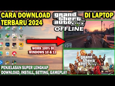 Cara Download GTA V Offline Di Laptop Terbaru 2024 | Download Grand Theft Auto 5 Offline