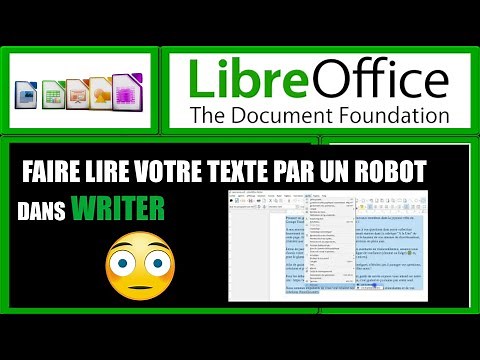 Extension Read Text" pour lire du texte dans LibreOffice Writer avec la synthèse vocale de Microsoft