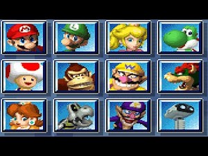 Mario Kart DS - All Characters