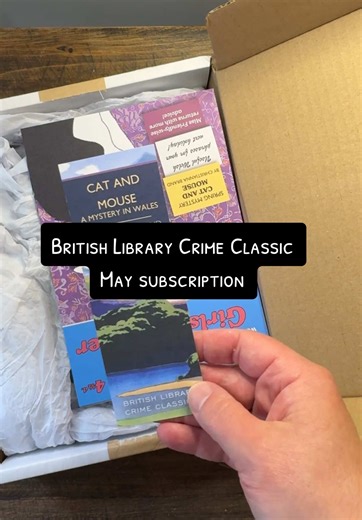 Opening my May Crime Classic subscription from the @British Library. Plus a little extra book that came with an earlier subscription and I didn’t want to miss out. I love the bookmarks. #crimenovel #crimeclassic #britishlibrarycrimeclassics