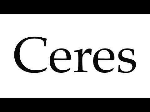 How to Pronounce Ceres