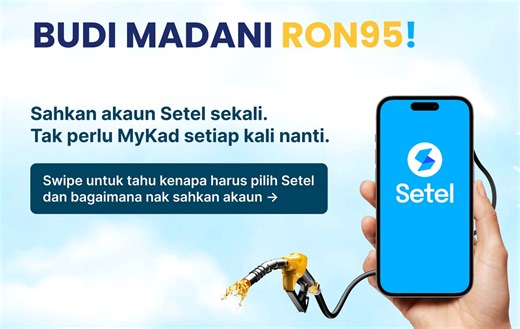 Setel App Confirmed For BUDI95 Fuel Subsidy Verification