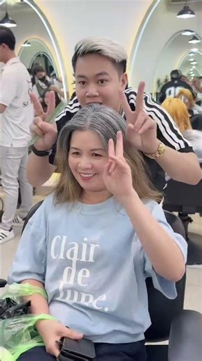 Biến Hoá Mái Tóc Bạc Ít Thành Bạc Nhiều Đặc Sản Nhà Em Đây🥶🥶🥶