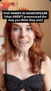 These names are holdovers from Shakespeare’s original pronunciation! Brits may have an easier time with them, but to many Americans, they may sound odd. How many did you know? In my experience as a professional actor, these are the most broadly accepted pronunciations. I also checked them against David Crystal’s OXFORD DICTIONARY OF ORIGINAL SHAKESPEAREAN PRONUNCIATION. Also remember that I’m American, saying these names in my American accent. They may sound slightly different in your accent, an