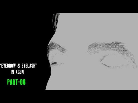 "Creating Realistic Eyebrows and Eyelashes in XGen"