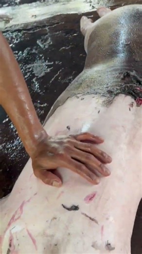 Professional Butcher Skills | Clean Meat Skin Removal Technique