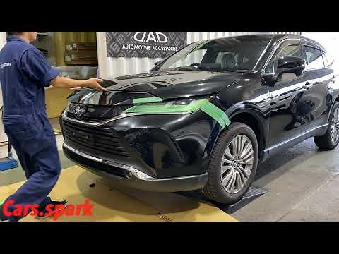 【ハリアー】モデリスタ取り付け開始！！加工多いです。。。