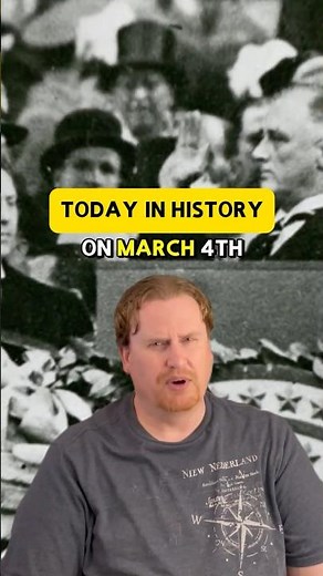 The Speech That Changed Everything - FDR's 1933 Inauguration #history #presidents