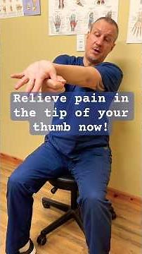 Flexor Pollicis Longus Release & Stretch | How to Relieve Pain in the Tip of the Thumb #handtherapy
