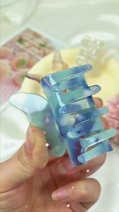 NAISIER Hair Clips, 3 Pack Butterfly Hair Clips Tortoise Shell Hair Claw Clips Jaw Clips 2.3 inch, Hair Accessories for Girls & Women (Mixed color, Blue, White, Pink-Purple)