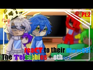 The Teletubbies react to their memes! || Pt:2/5 || 🥀Tele/slendytubbies🥀|| ⚠️Warning AU⚠️||