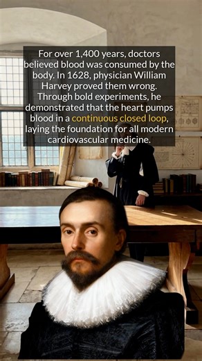 33K views · 768 reactions | William Harvey used simple math to overturn 1000 years of mistaken medical belief. | The History Page | Facebook