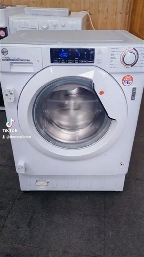 Hoover HBWOS69TMET-80 9kg integrated washing machine £180 #refurbished #usedappliances