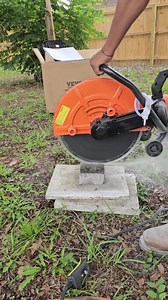 VEVOR Electric Concrete Saw, 16 in, 3200 W Motor Circular Saw Cutter with Max. 6 in Adjustable Cutting Depth, Wet Disk Saw Cutter Includes Water Line, Pump and Blade, for Stone, Brick | VEVOR Home Improvement