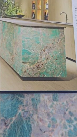 Amazonite Look Porcelain Slab: The No-Stain Turquoise Stone Alternative
