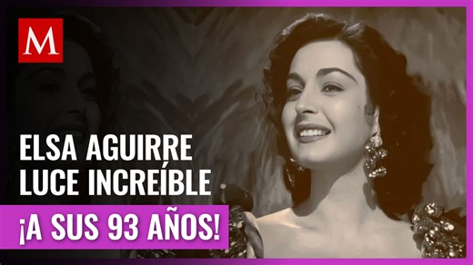 Elsa Aguirre sorprende por lucir brutalmente joven a sus 93 años