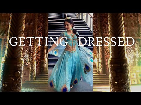 Getting Dressed as Princess Jasmine || Aladdin 2019 Live Action Costume