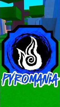 SHOWCASE DO ELEMENTO PYROMANIA! #roblox #shindo #shindolife #naruto #shorts #matatabi