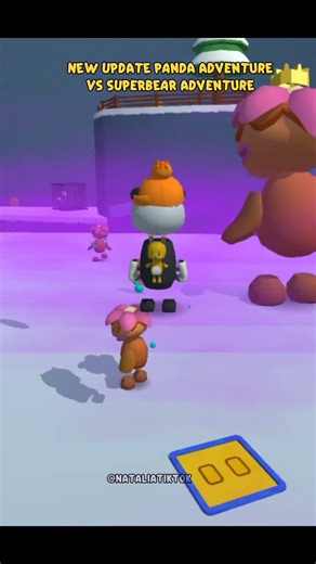 The updates are getting more and more similar #superbearadventure #game #shorts #gameplay #sba