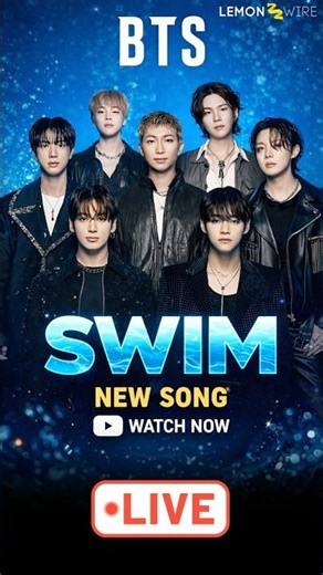 BTS performs SWIM live for the first time on The Tonight Show | ARIRANG comeback trending now 🎤