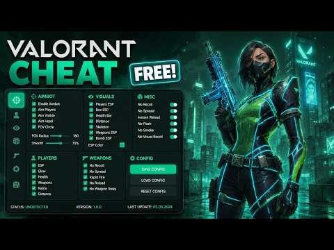 Valorant Cheat 2026 PC Free Undetected | Silent Aim + Triggerbot & Wallhack [No Recoil]