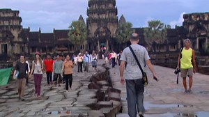 Angkor Wat ruins on shaky ground