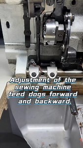 3.5K views | Adjustment of the sewing machine feed dogs forward and backward. | Pei Xian | Facebook