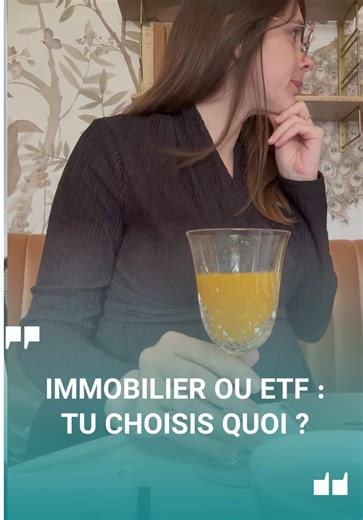 On va être honnête. Sur Instagram, l’immobilier et les ETF sont souvent présentés comme LA solution miracle pour devenir riche. Mais dans la vraie vie patrimoniale que je vois avec mes clients, la réalité est beaucoup plus nuancée. Un appartement locatif, c’est : – du crédit – des travaux – de la fiscalité – des locataires – et parfois… des surprises. Un ETF, c’est : – une diversification immédiate – peu de gestion – des frais faibles – mais aussi des marchés qui peuvent fluctuer. La question n’