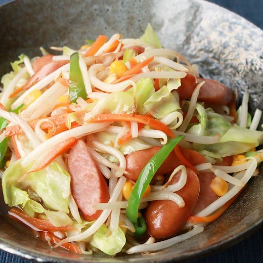 子供が大好きな簡単お手軽 ウインナーの野菜炒め 作り方・レシピ | クラシル