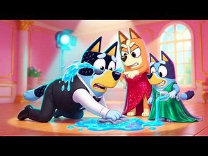 Bluey and Bingo Hear a SCARY Noise! Bandit Scared of Shadows! Spooky Fun 👻 | Funny Animation